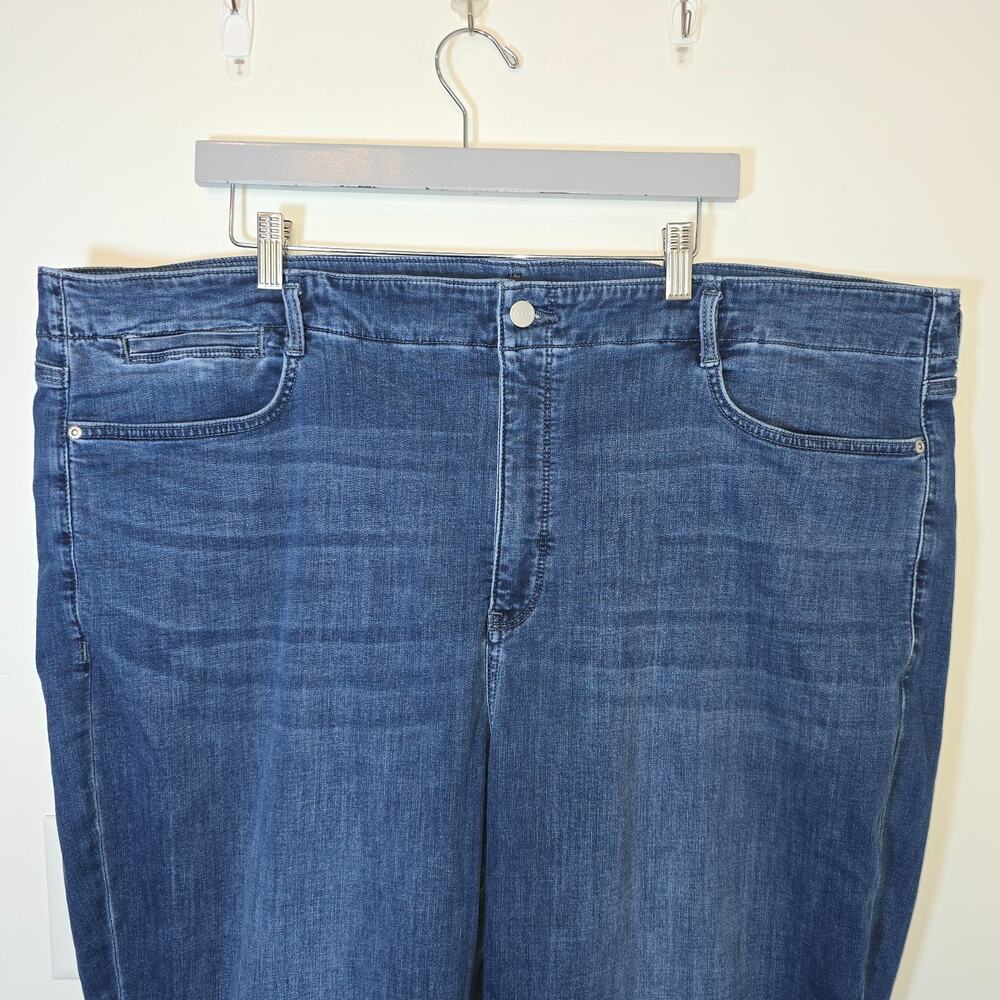 NYDJ Girlfriend Jeans Womens 24 W Blue Lift Tuck Stretch Denim Mid Rise - Picture 3 of 11